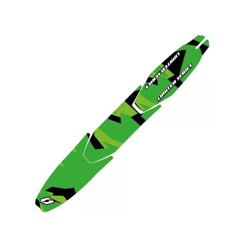 Autocollant garde boue AV/AR JITSIE VERTIGO 2019 Titanium R