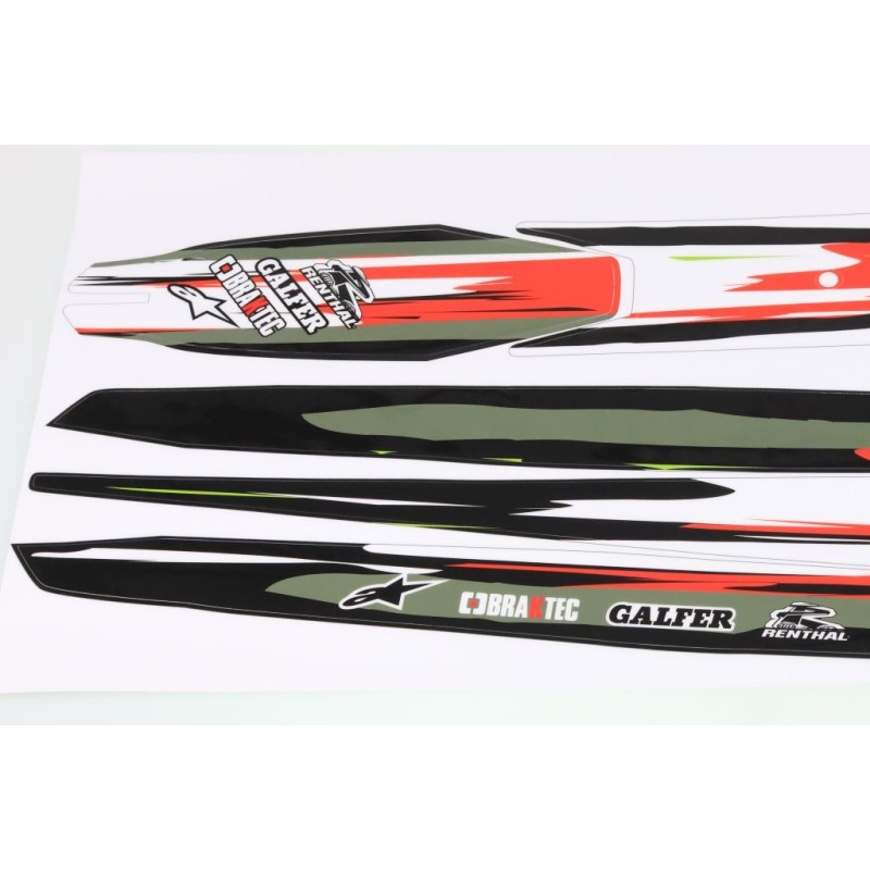 Autocollant garde boue AV/AR JITSIE VERTIGO 2021 R3