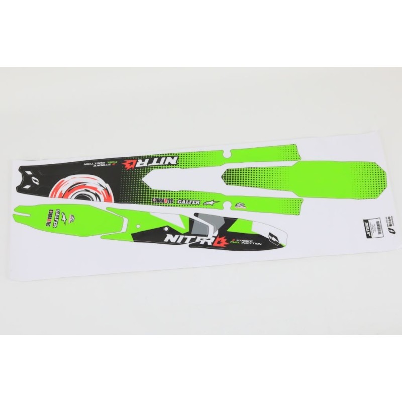 Autocollant garde boue AV/AR JITSIE VERTIGO 2022 Nitro