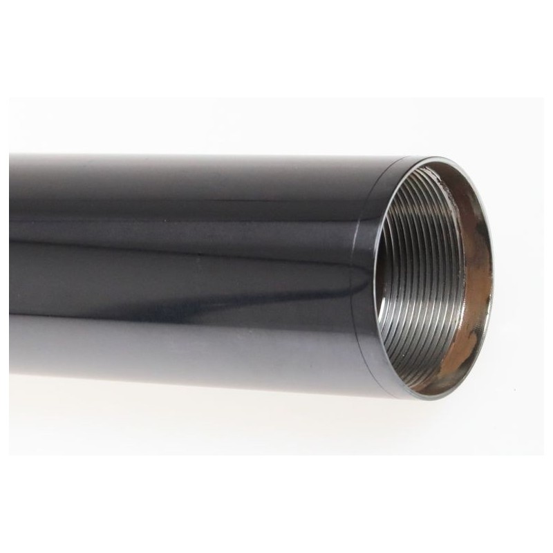 Tube fourche TECH acier noir gauche