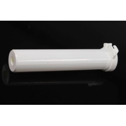 Tube poignée gaz DOMINO seul tirage court blanc