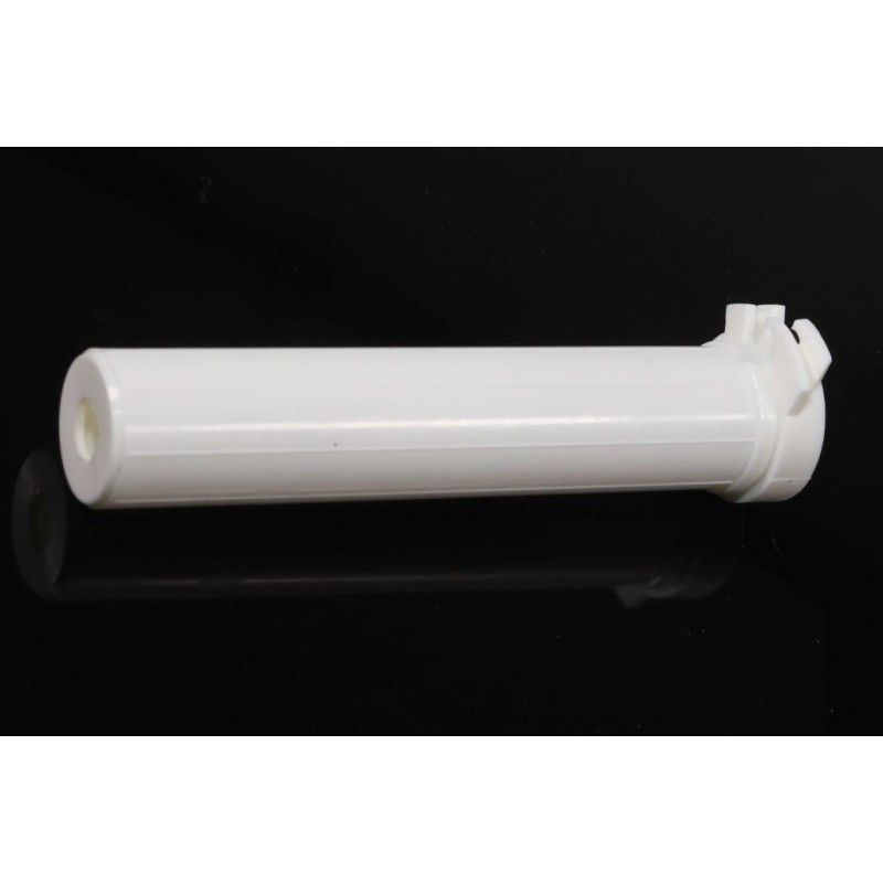 Tube poignée gaz DOMINO seul tirage court blanc