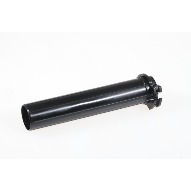 Tube poignée gaz DOMINO seul tirage long noir