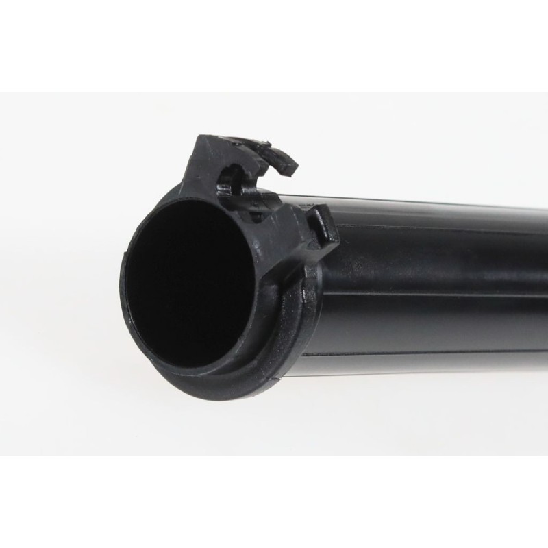 Tube poignée gaz DOMINO seul tirage long noir