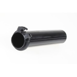 Tube poignée gaz DOMINO seul tirage long noir