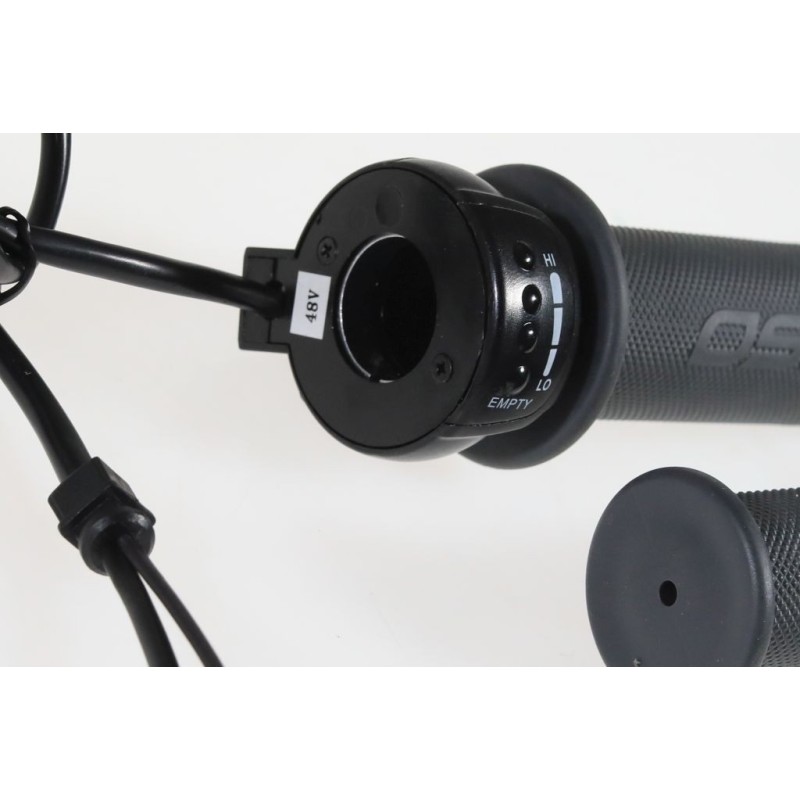 Poignée gaz OSET 24.0 R 48v revêtement gris
