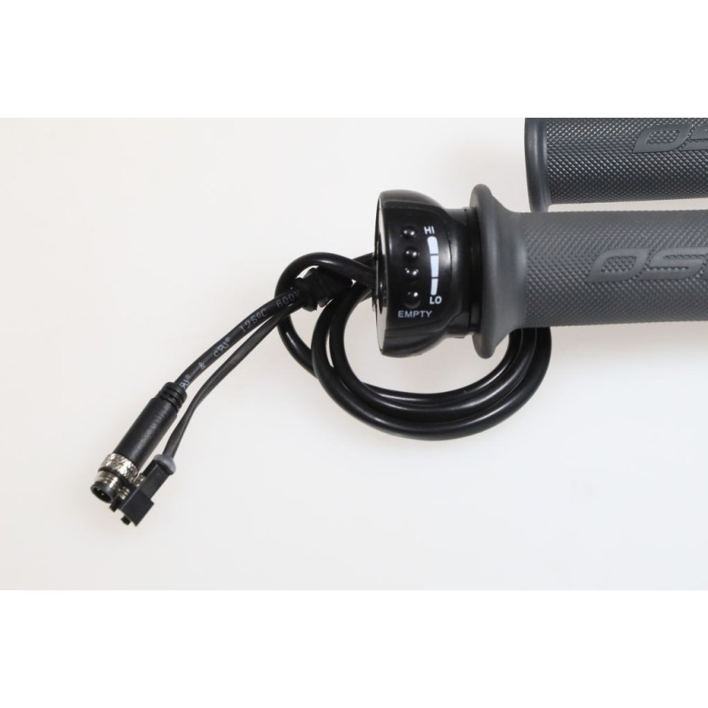 Poignée gaz OSET 24.0 R 48v revêtement gris