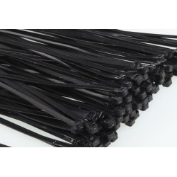 Assortiments de 100 colliers serre-câbles noir 28cm