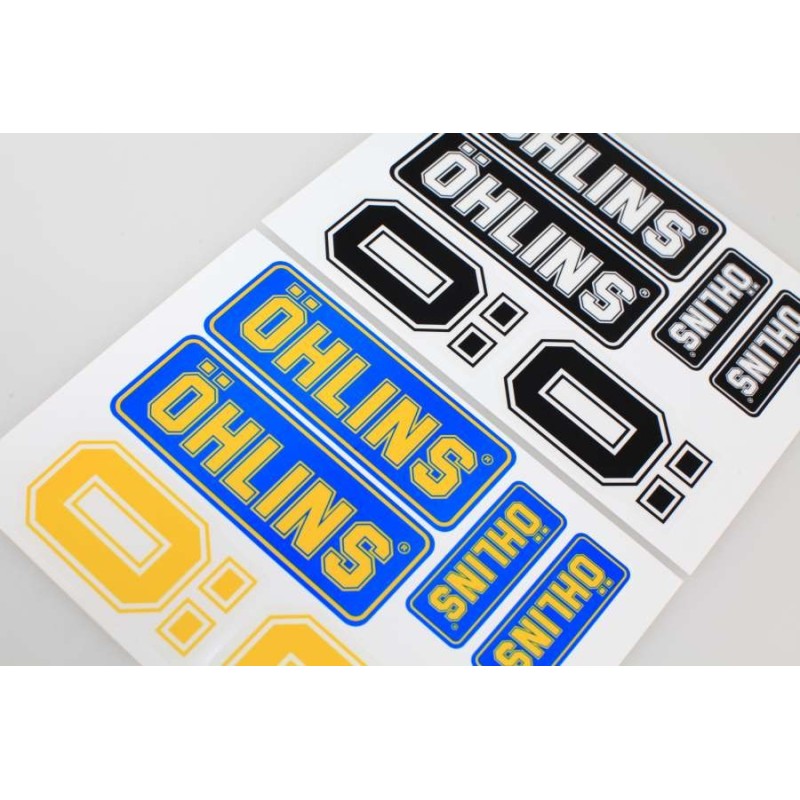 Planche adhésive OHLINS 12 pieces