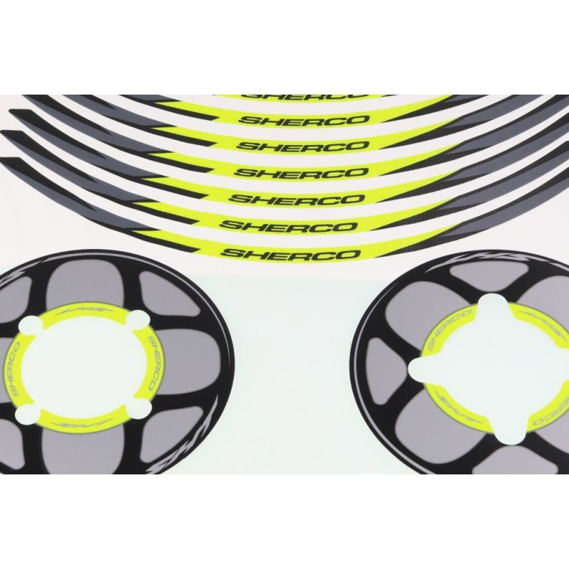 Kit autocollant cerceau de roue SHERCO 2022 Factory