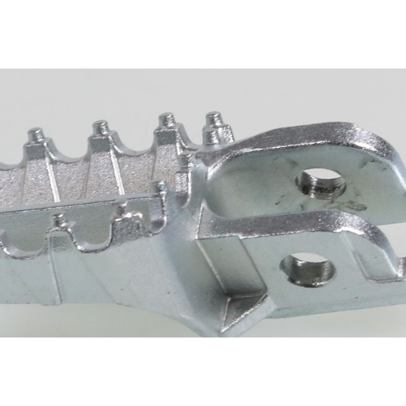 Repose pied acier SHERCO/SCORPA gauche 