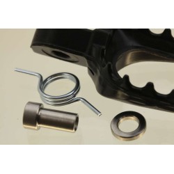Repose pied alu SHERCO 2013-2021 droit noir