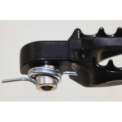 Repose pied alu SHERCO 2013-2021 droit noir