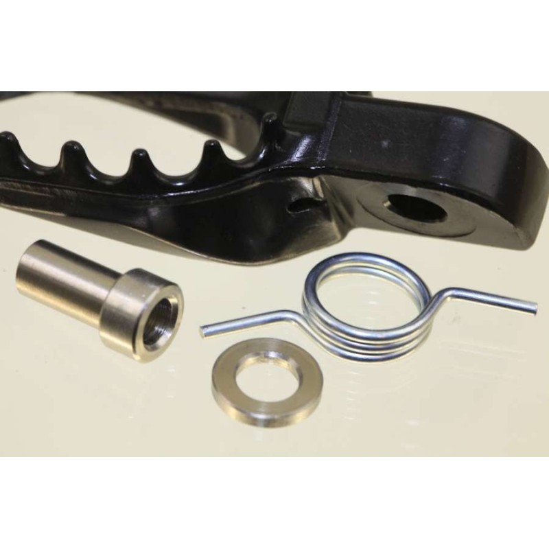 Repose pied alu SHERCO 2013-2021 gauche noir