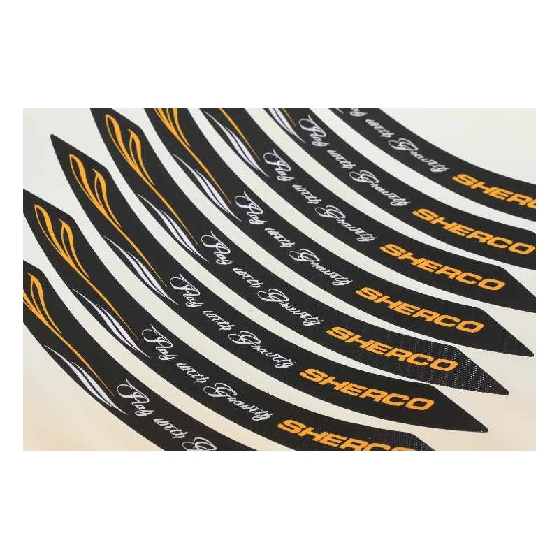 Autocollant cerceau de roue SHERCO 2013