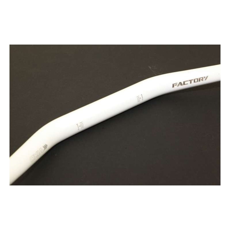 Guidon sans barre 28.6mm SHERCO 2014-2017 factory hauteur 4.5 pouces blanc "Up sweep"