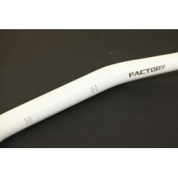 Guidon sans barre 28.6mm SHERCO 2014-2017 factory hauteur 4.5 pouces blanc "Up sweep"