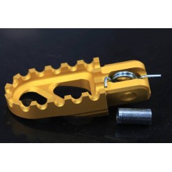 Repose pied alu SHERCO 2014-2015 factory gauche or