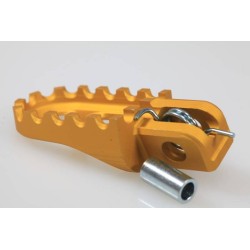 Repose pied alu SHERCO 2014-2015 factory gauche or