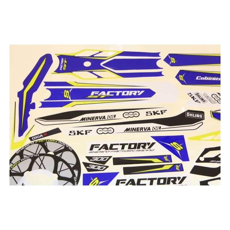 Kit autocollant SHERCO 2014 cabestany complet