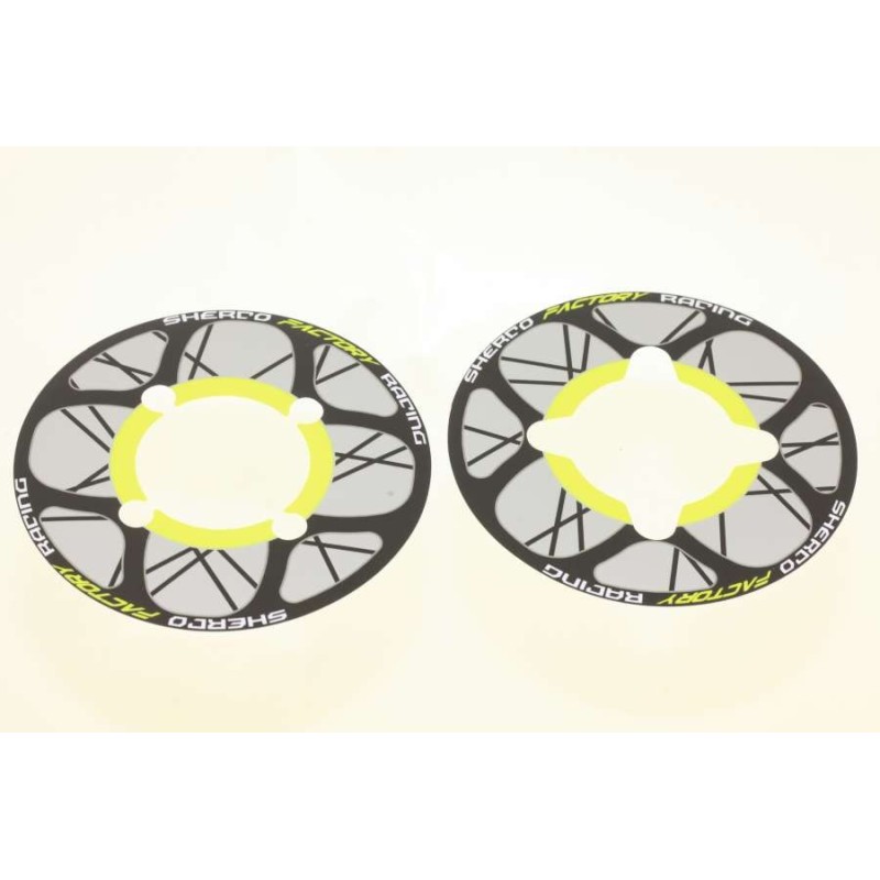 Autocollant protege couronne 2faces 41 à 44 dents SHERCO 2015-2016 factory