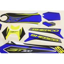 Kit autocollant SHERCO 2016 partie plastique
