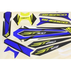 Kit autocollant SHERCO 2016 partie plastique