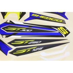 Kit autocollant SHERCO 2016 partie plastique