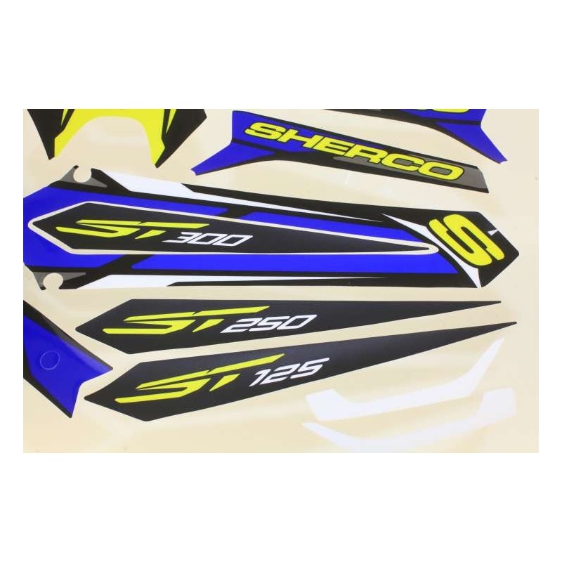 Kit autocollant SHERCO 2016 partie plastique