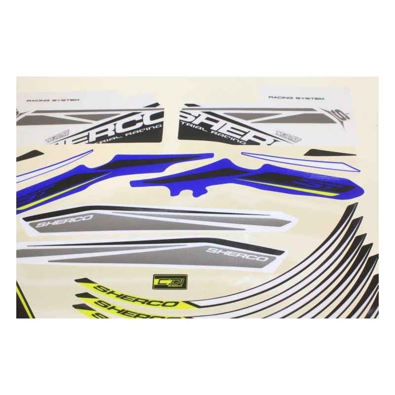 Kit autocollant SHERCO 2016 partie cycle