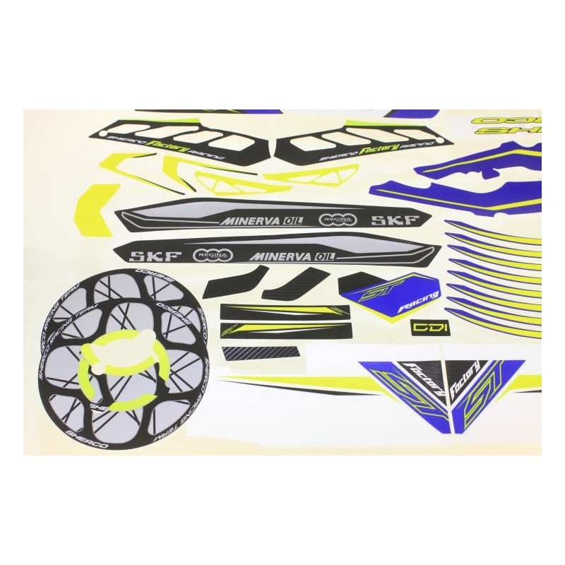 Kit autocollant SHERCO 2015 racing complet