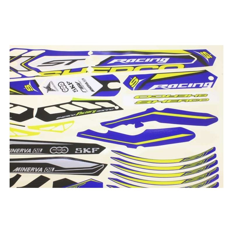Kit autocollant SHERCO 2015 racing complet