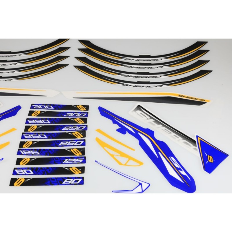 Kit autocollant SHERCO 2015 partie cycle
