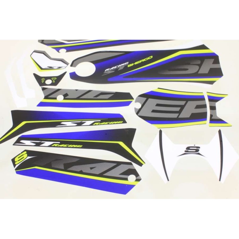 Kit autocollant SHERCO 2017 partie plastique
