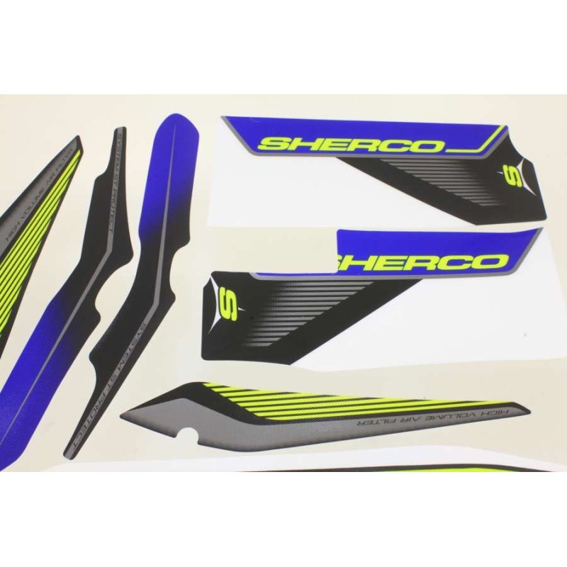 Kit autocollant SHERCO 2017 partie cycle