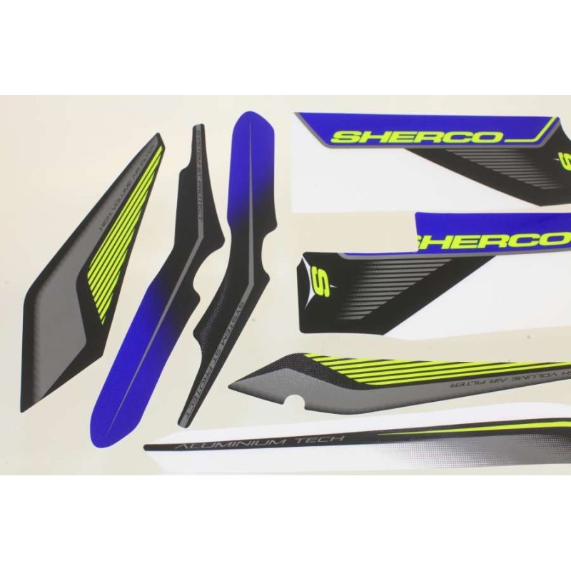 Kit autocollant SHERCO 2017 partie cycle