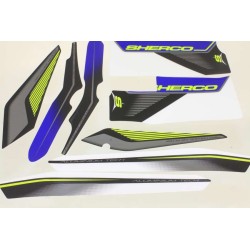 Kit autocollant SHERCO 2017 partie cycle