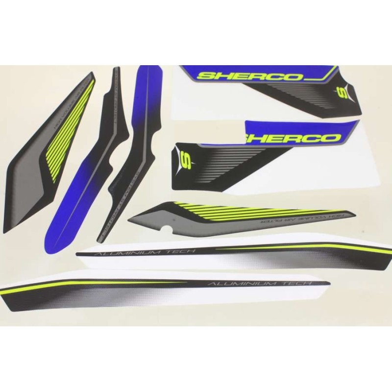 Kit autocollant SHERCO 2017 partie cycle