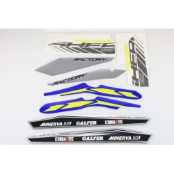 Kit autocollant SHERCO 2017 factory partie cycle