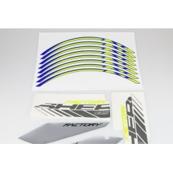 Kit autocollant SHERCO 2017 factory partie cycle
