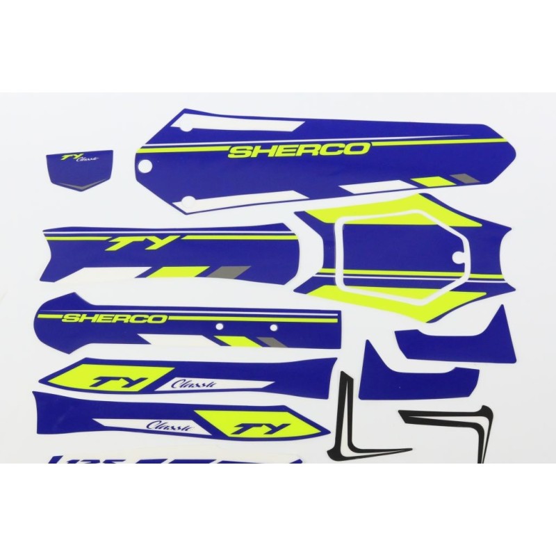 Kit autocollant SHERCO 2019-2020 ty 125 complet