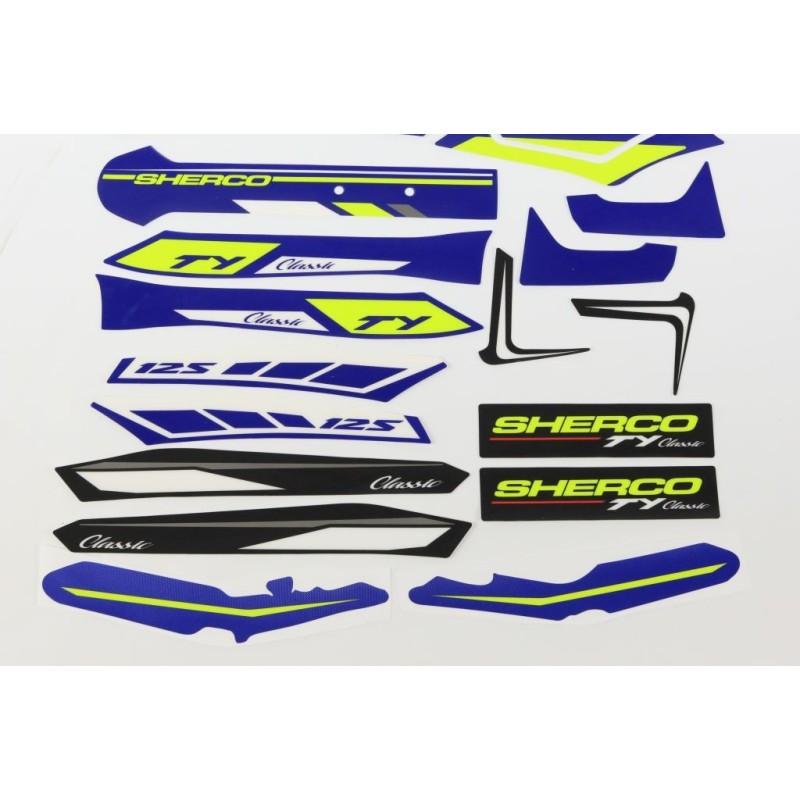 Kit autocollant SHERCO 2019-2020 ty 125 complet