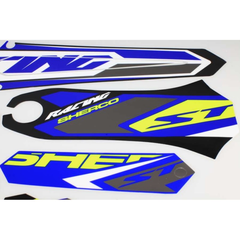 Kit autocollant SHERCO 2018 partie plastique