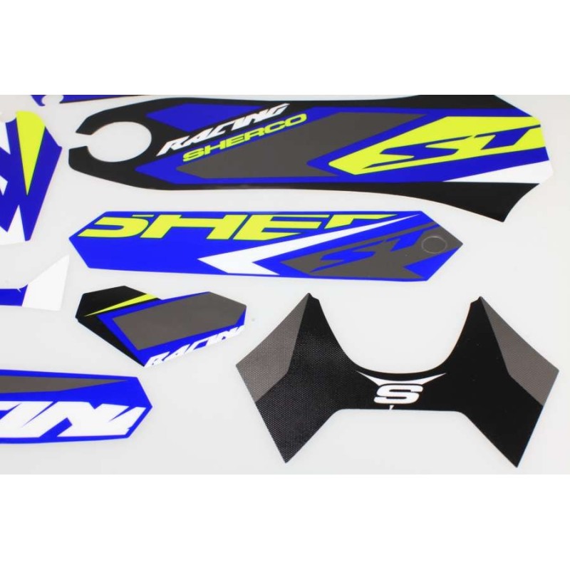 Kit autocollant SHERCO 2018 partie plastique