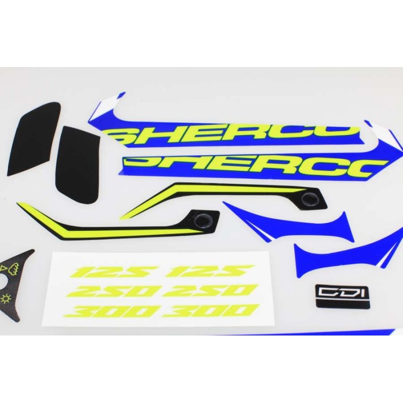 Kit autocollant SHERCO 2018 partie accessoires