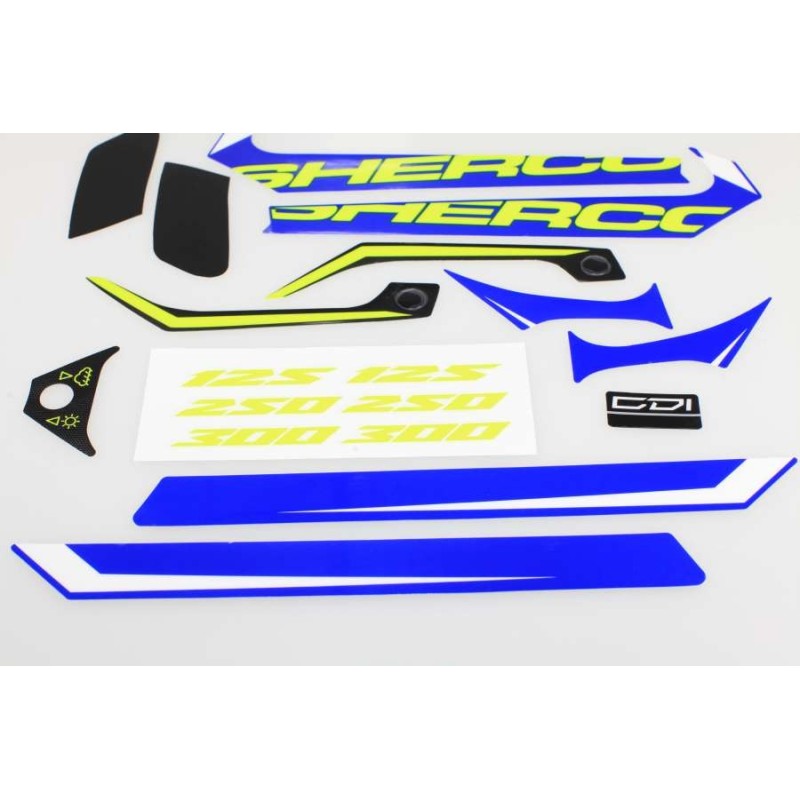 Kit autocollant SHERCO 2018 partie accessoires