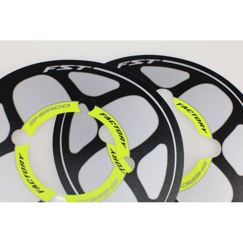 Autocollant protege couronne 2faces 41 à 44 dents SHERCO 2018 factory