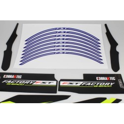 Kit autocollant SHERCO 2018 factory partie cycle