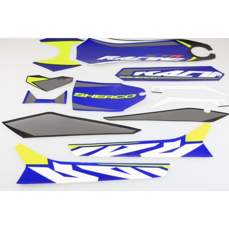 Kit autocollant SHERCO 2019 racing partie plastique