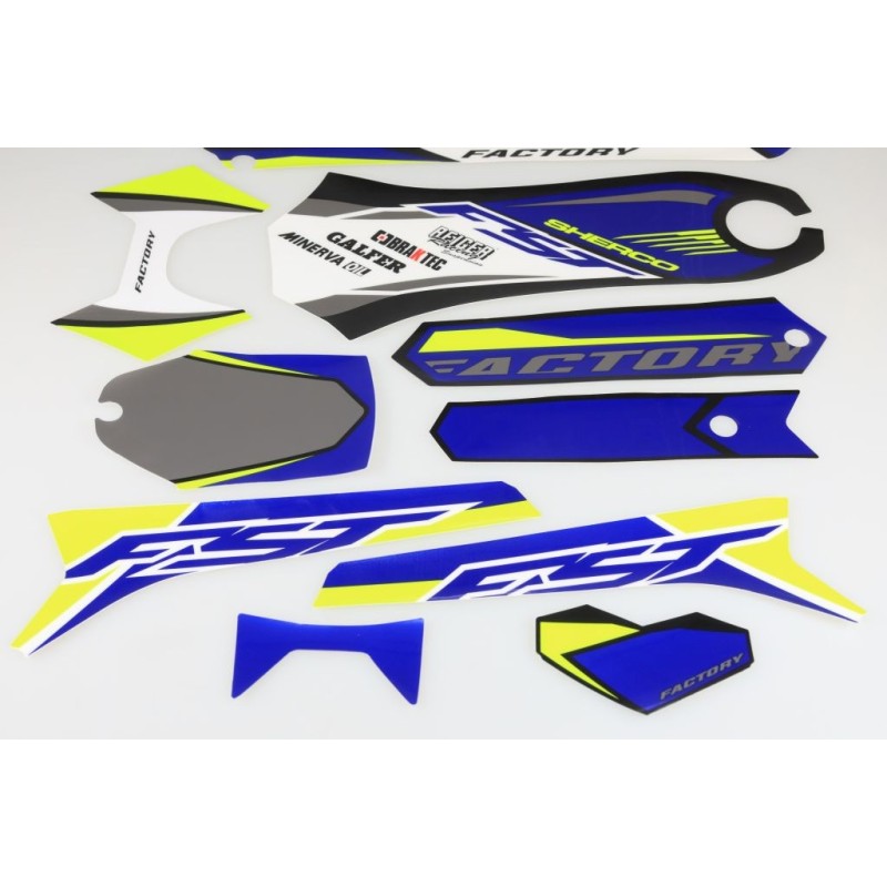Kit autocollant SHERCO 2019 factory partie plastique